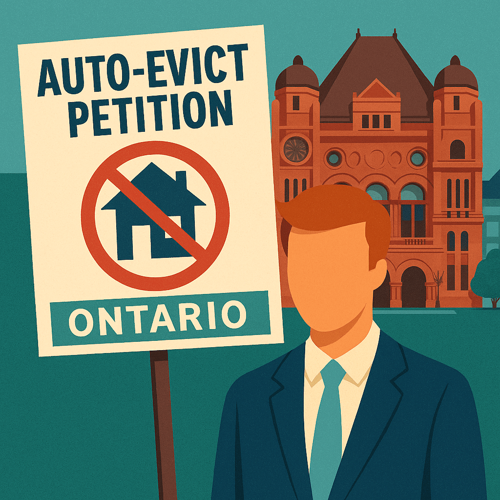 Auto-Evict Petition Infographic