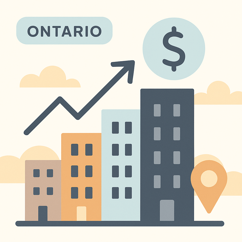 Ontario real estate investment icons